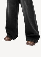 Maison Kitsune - Brut Grace High Waist Pant - Brut - Femme