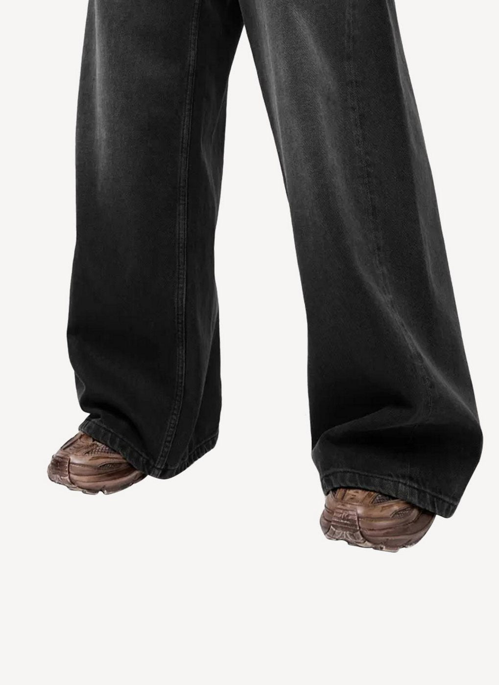 Maison Kitsune - Brut Grace High Waist Pant - Brut - Femme