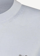 Maison Kitsune - Colorblock Cardigan - Light Blue - Femme
