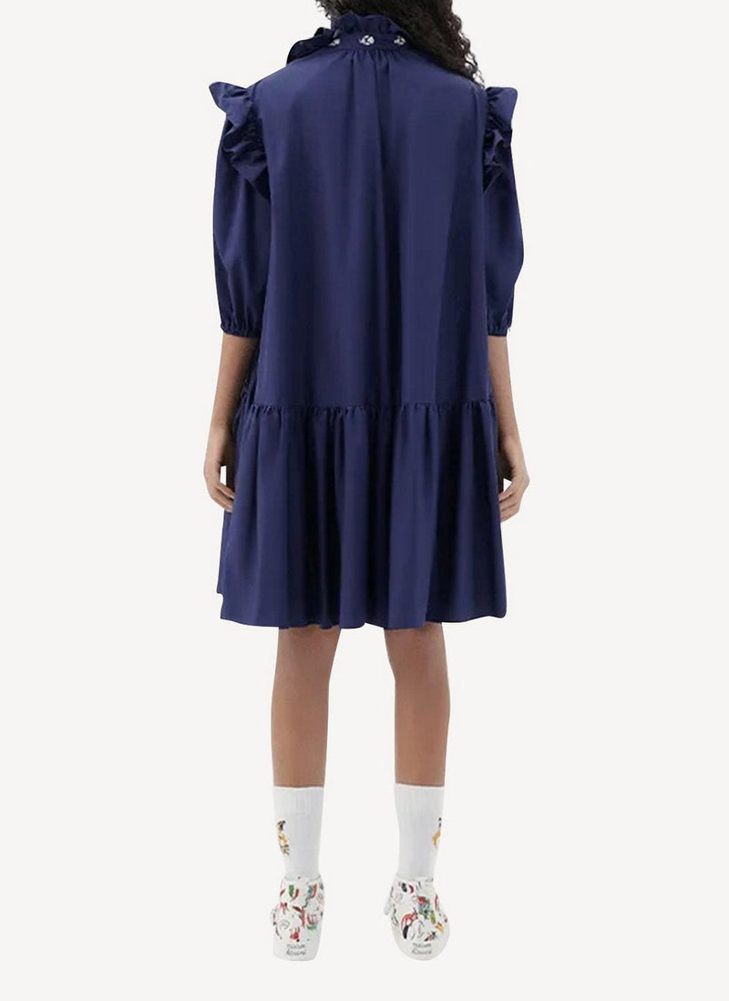 Maison Kitsune - Braided Bali Dress - Navy - Femme
