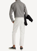 Maison Kitsune - Large Pleated Bermuda - White - Homme