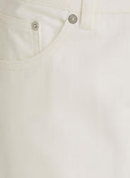 Maison Kitsune - Large Pleated Bermuda - White - Homme