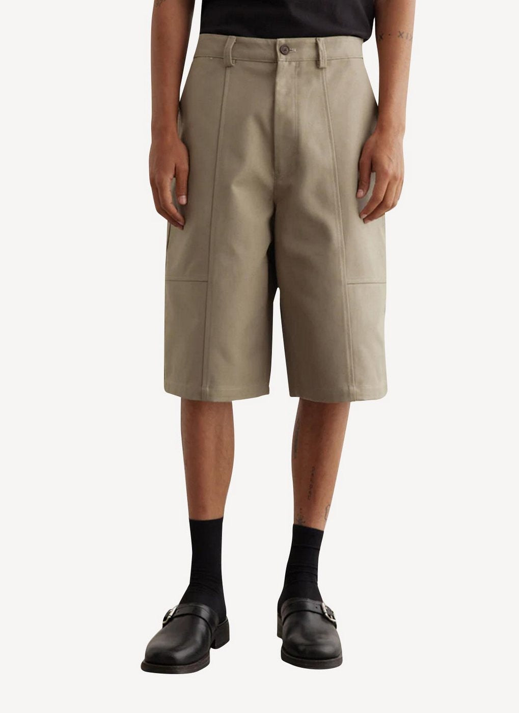 Maison Kitsune - Tailored Shorts - Khaki - Men