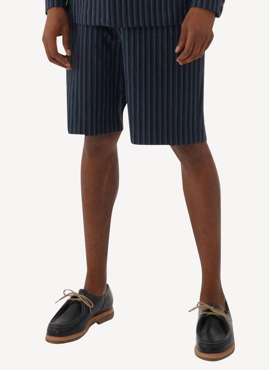 Maison Kitsune - Shorts de sastrería - Azul marino - Hombre