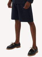 Maison Kitsune - Shorts de sastrería - Azul marino - Hombre