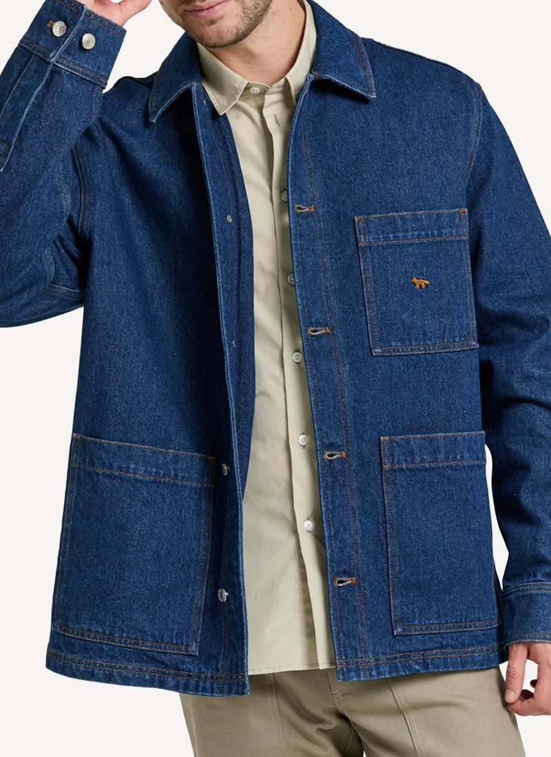 Maison Kitsune - Zipped Blouson - Indigo - Homme