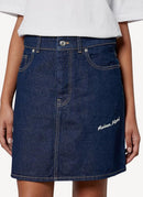 Maison Kitsune - Zipped Skirt - Indigo - Femme