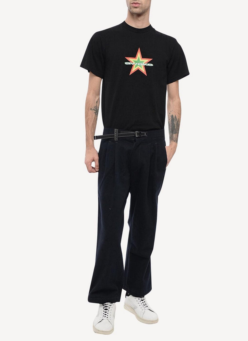 Maison Kitsune - Adam Straight Pant - Raw - Men