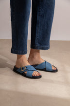Sandales Belinda - Jeans - Bleu