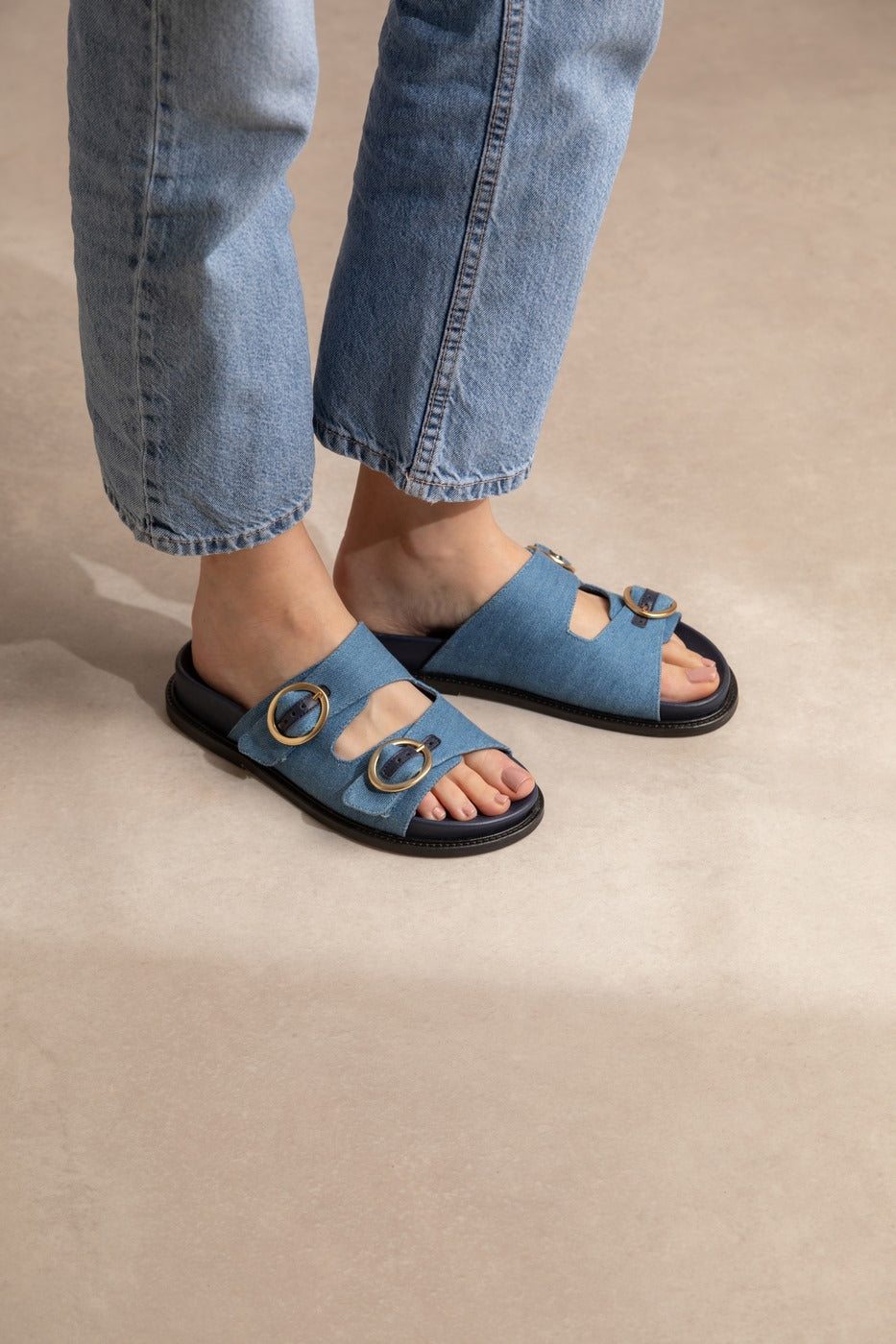 Sandales Bonnie - Jeans - Bleu