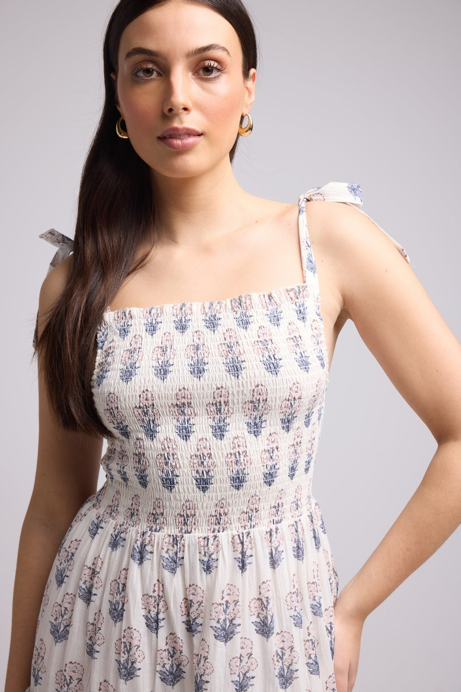Vestido Largo - Maite - Blanco