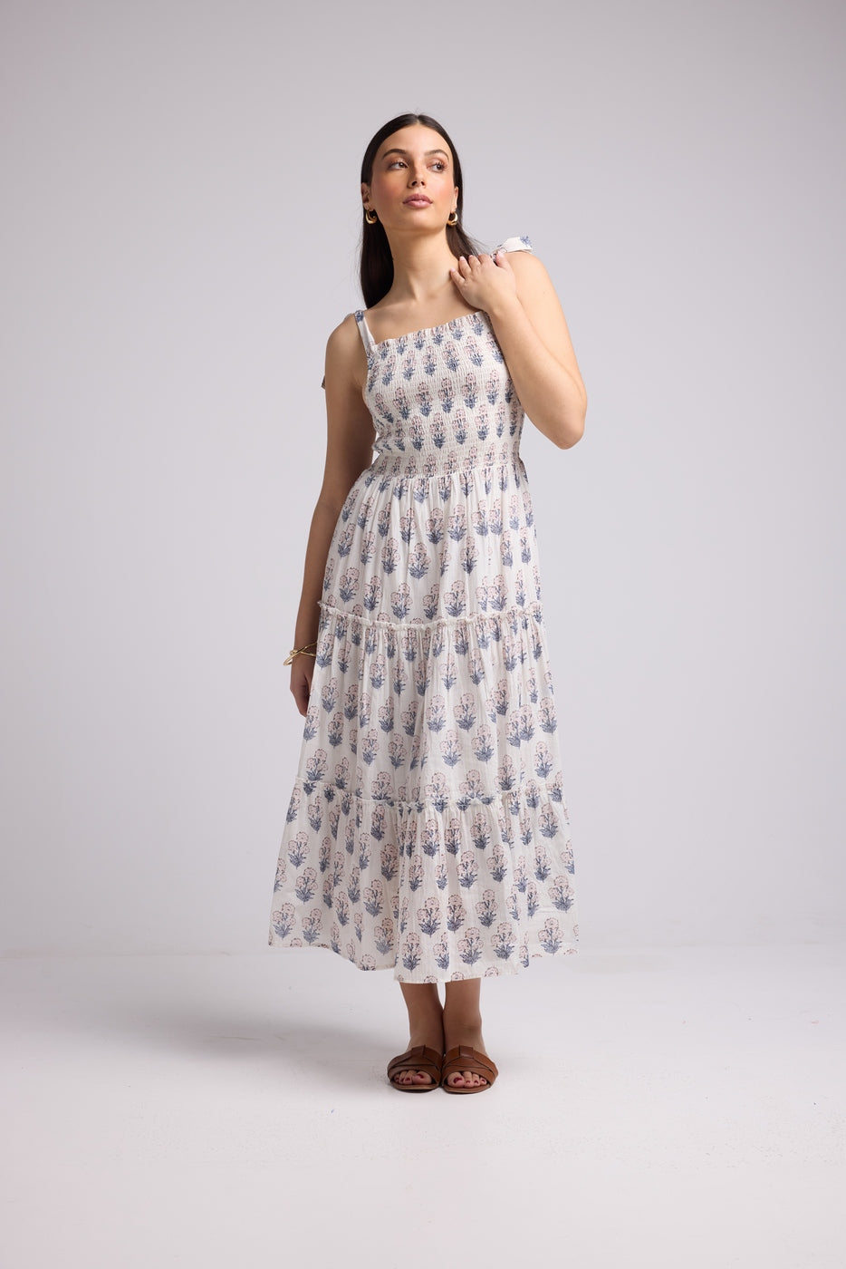 Vestido Largo - Maite - Blanco
