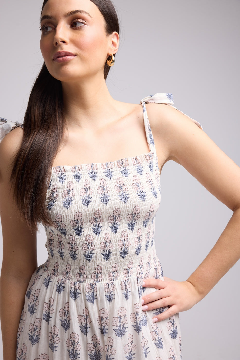 Vestido Largo - Maite - Blanco