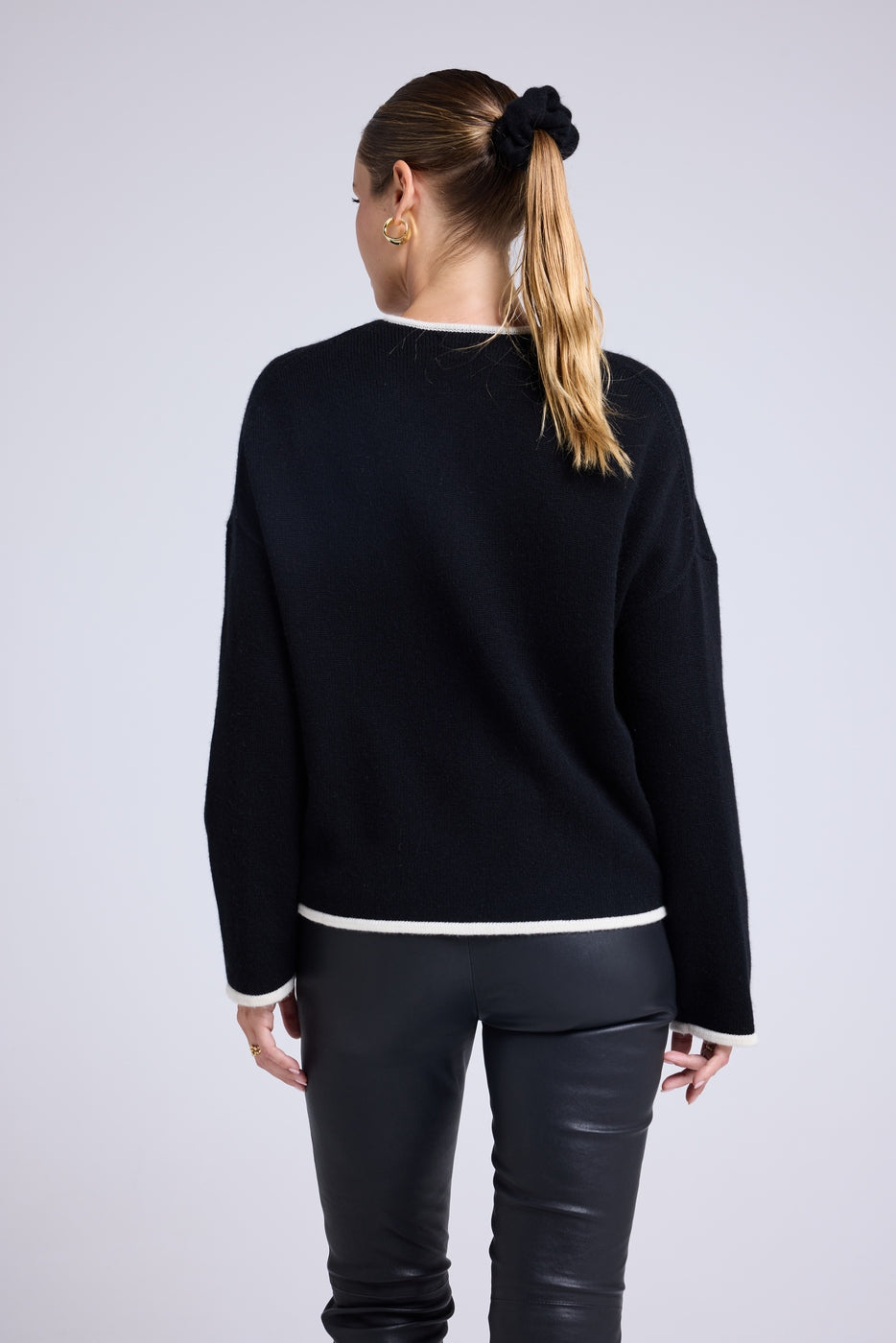 Chaqueta Joya Maja - Negro Blanco