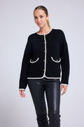 Chaqueta Joya Maja - Negro Blanco