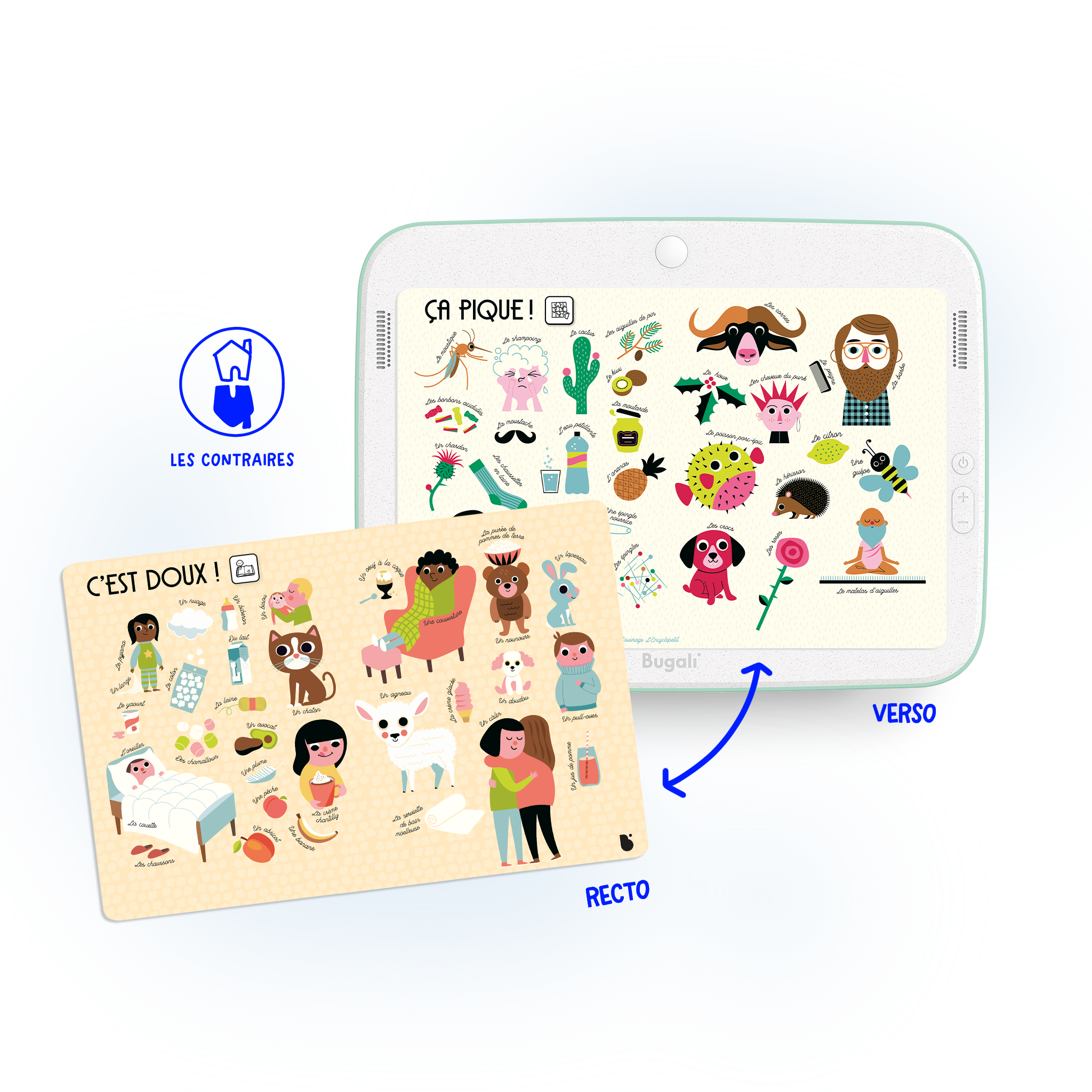 Coffret 5 Cartes Interactives Kézaco ? (3+)