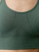 Top Malala Dark Olive - Femme