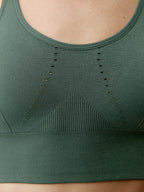 Top Malala Dark Olive - Mujer