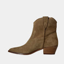 Boots Santiags Ann Tuil Malena - Velours Sable