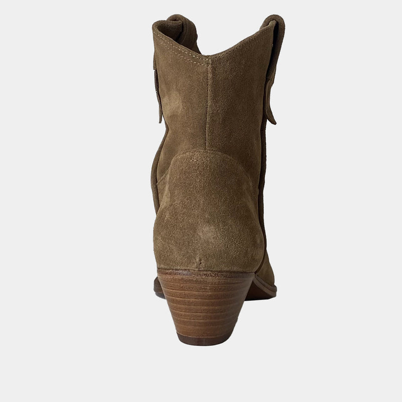 Boots Santiags Ann Tuil Malena - Velours Sable