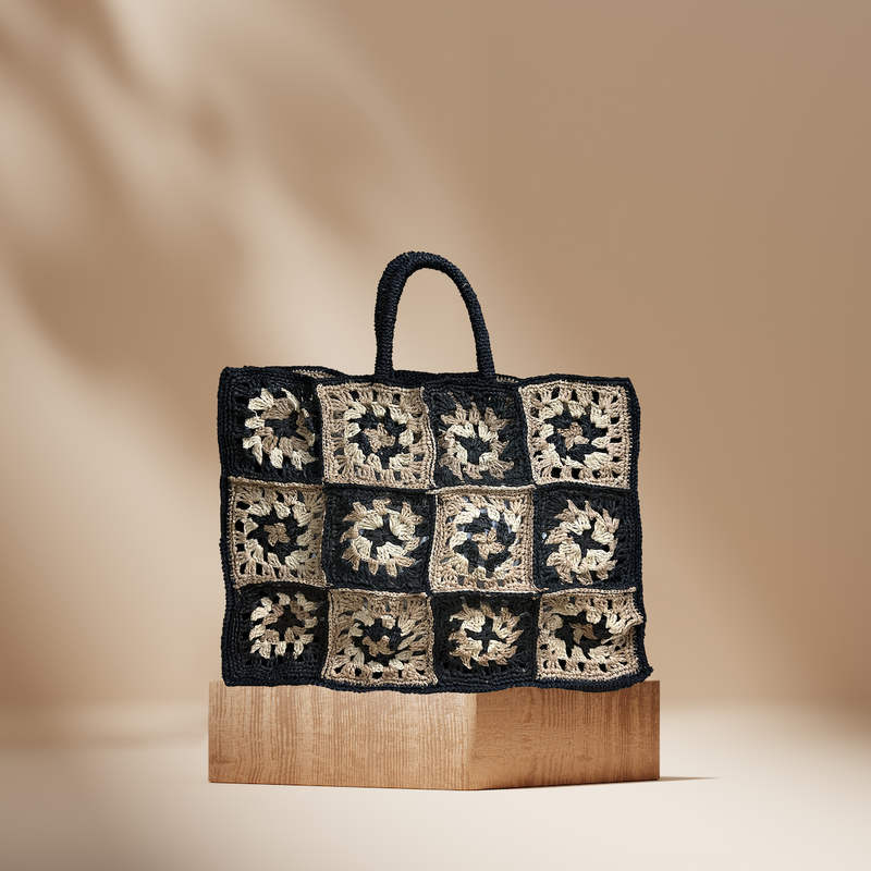 Maliha bag - Black & Brown & Beige