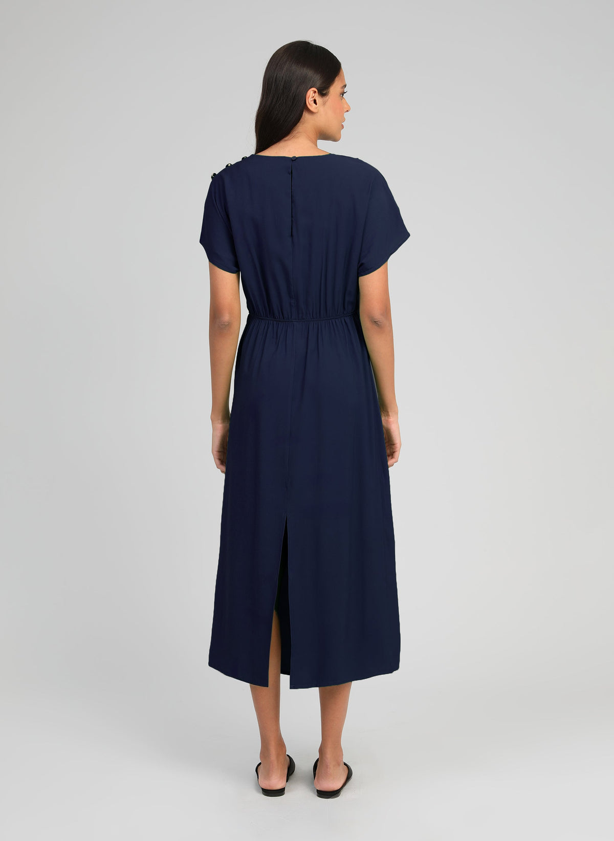 Robe Midi Malixa Marine