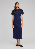 Robe Midi Malixa Marine