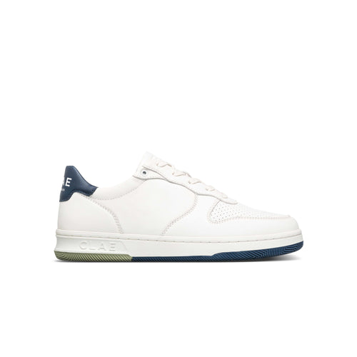Basket Malone - White Leather Denim
