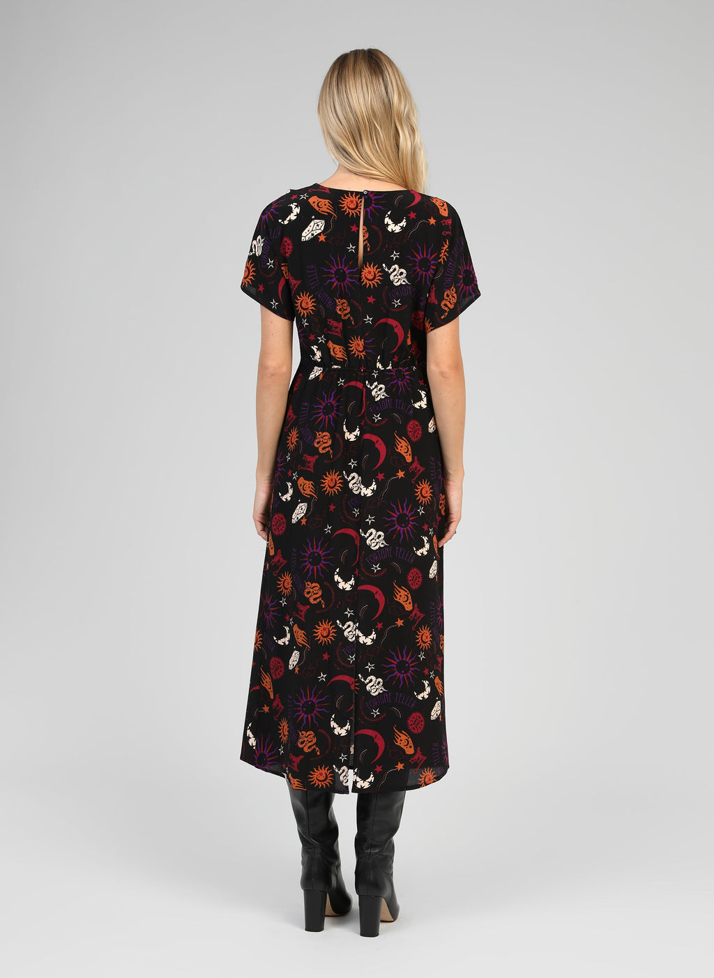 Robe Midi Malora Boheme Noir