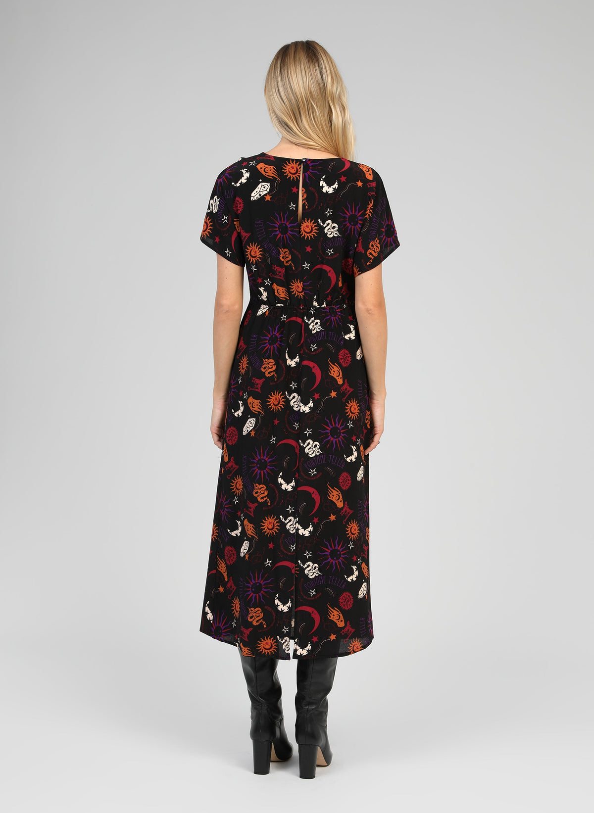 Robe Midi Malora Boheme Noir