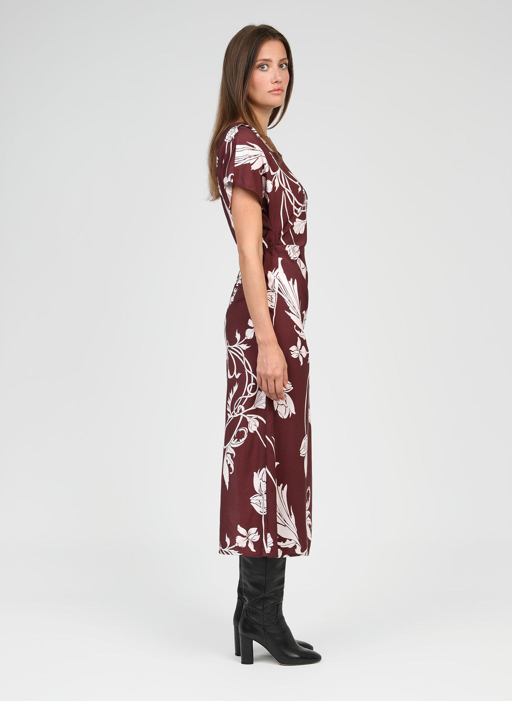 Robe Midi Malora Kriket Bordeaux