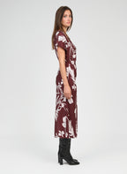 Robe Midi Malora Kriket Bordeaux