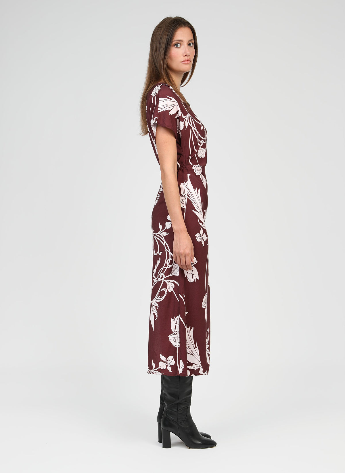 Robe Midi Malora Kriket Bordeaux