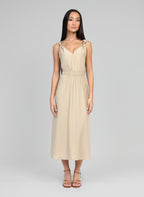 Robe Midi Malouise Beige