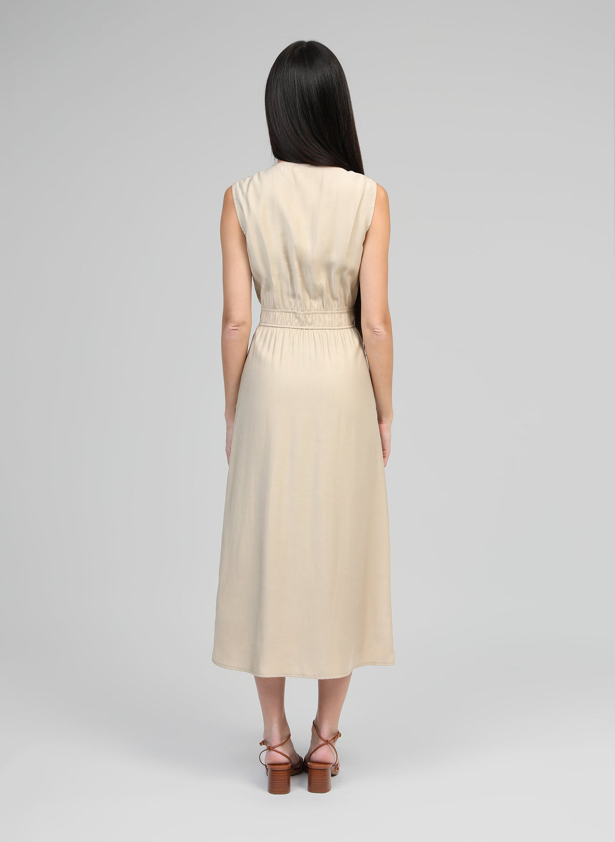 Robe Midi Malouise Beige