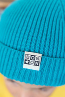 Bonnet - Bleu En Tricot