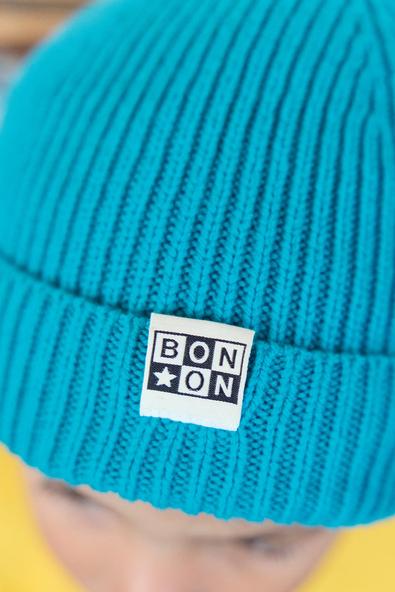 Bonnet - Bleu En Tricot
