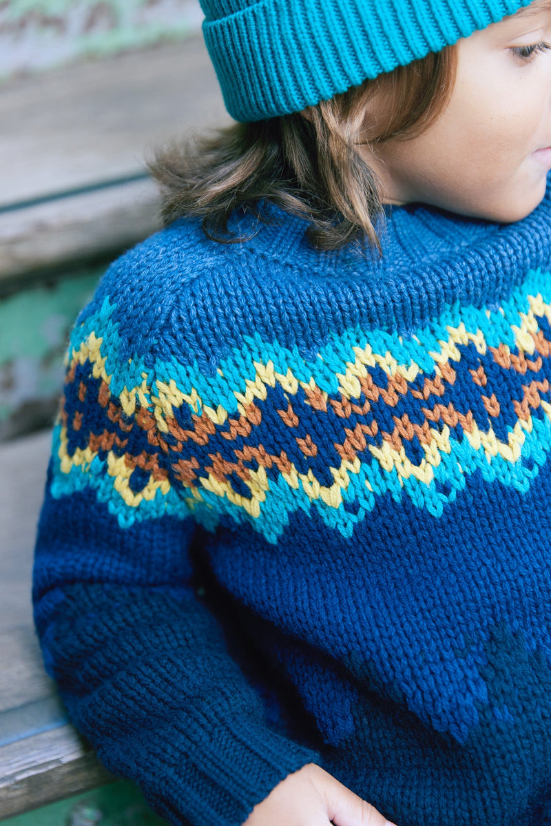 Pull - Joris Jacquard Navy