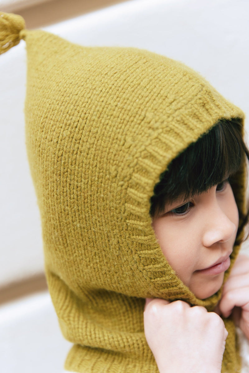 Cagoule - Vert En Tricot