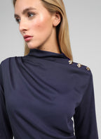 Robe Courte Maninon Marine