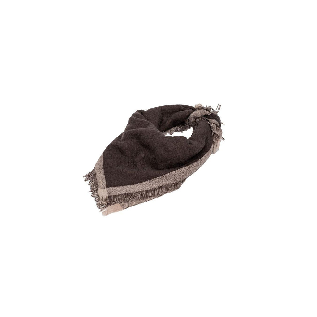 Cashmere Wool Square - Manollo - Brown