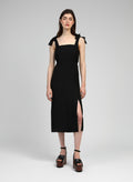 Robe Midi Mantia Noir