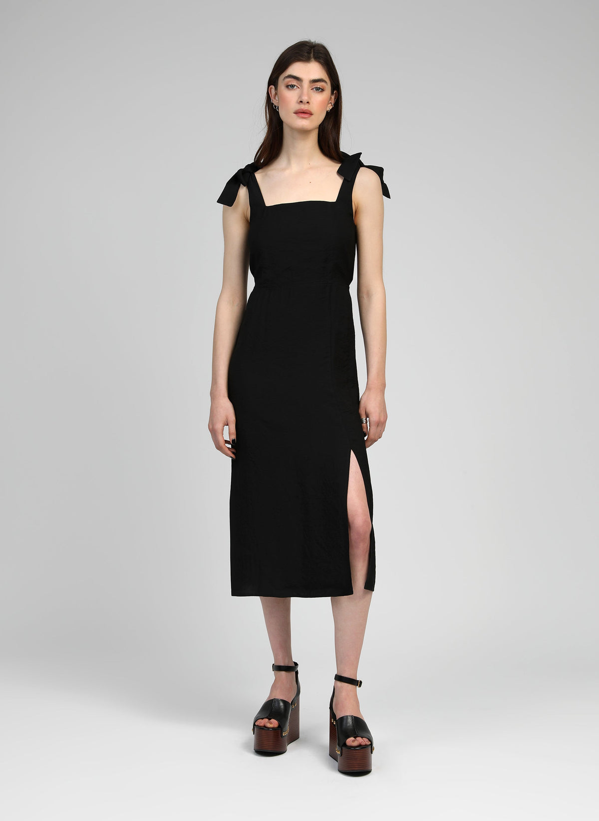 Robe Midi Mantia Noir