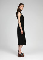 Robe Midi Mantia Noir