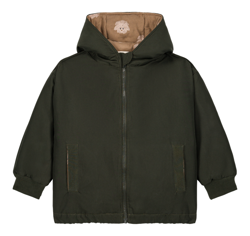 Manteau Frio Rain Kaki Chien
