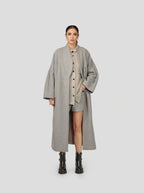 Manteau Eren In Lead Woolen Cashmere