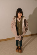 Manteau Frio Corderoy Mauve Pâle Mûres