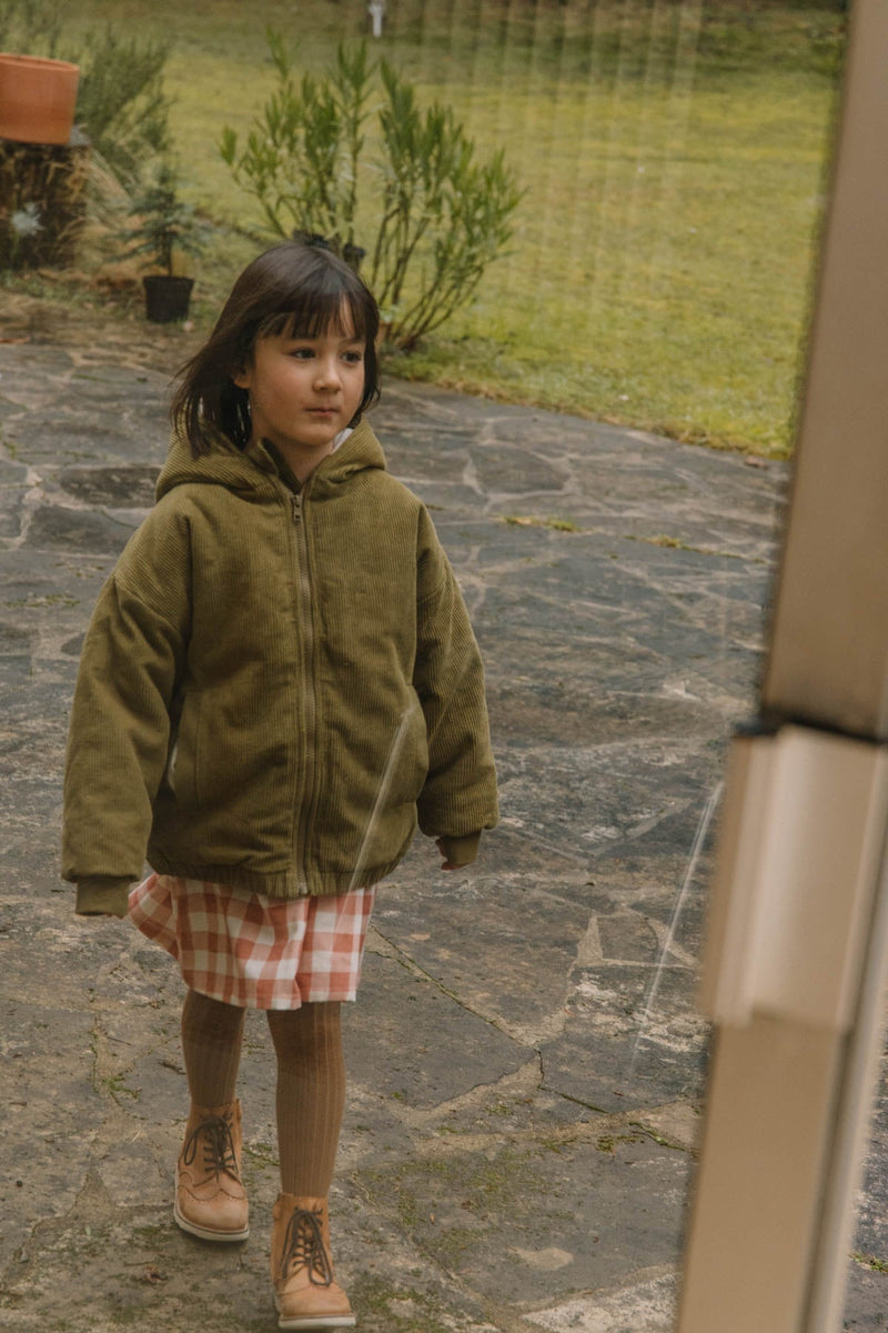 Manteau Frio Corderoy Vert Nutria