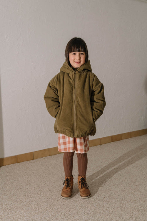 Manteau Frio Corderoy Vert Nutria