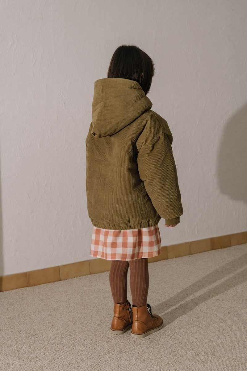 Manteau Frio Corderoy Vert Nutria